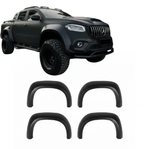 Apex Aero Design - Mercedes X Class W470 (2017+) - Dodik - Jumbo Çamurluk Kaplaması 4 Parça - Fender Flares - Görsel 3