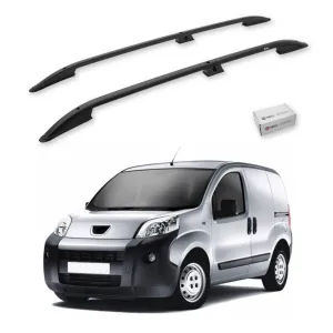 Turtle Peugeot Bipper 2008-2018 Tavan Çıtası Crown Siyah