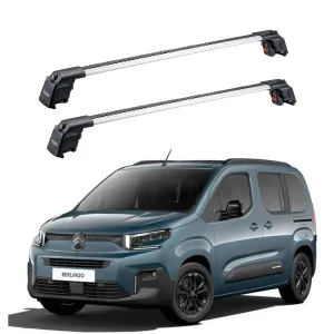 CITROEN BERLINGO 2024 - Sonrası TRX2 Thunder Carrier Kilitli Ara Atkı Gri thumb 1