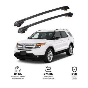 FORD EXPLORER 2011–2019 TRX1 Thunder Carrier Kilitli Ara Atkı Siyah thumb 1