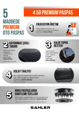 Citroen C3 HB 2016-2024 Uyumlu Sahler Araca Özel 4.5D Havuzlu Oto Paspas - C3 thumb 2