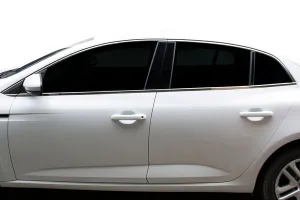 OMSA Renault Megane 4 Sedan Krom Üst Cam Çerçevesi 6 Parça 2016-2020 Arası - Görsel 4
