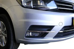 OMSA VW Caddy Minivan Krom Ön Tampon Çıtası 3 Parça 2015-2019 Arası - Görsel 3