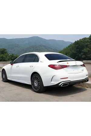 Mercedes w206 c63 bagaj üstü spoiler piano black 2020+ thumb 3