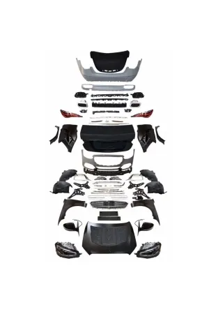 Mercedes w221 to w223 maybach dönüşüm body kit seti full facelift thumb 4