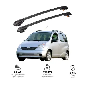 TOYOTA YARIS VERSO 2000-2005 TRX1 Thunder Carrier Kilitli Ara Atkı Siyah thumb 1