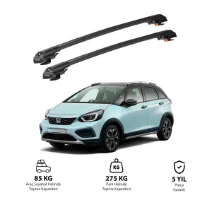 HONDA JAZZ CROSSTAR 2025 - Sonrası TRX1 Thunder Carrier Kilitli Ara Atkı Siyah thumb 1