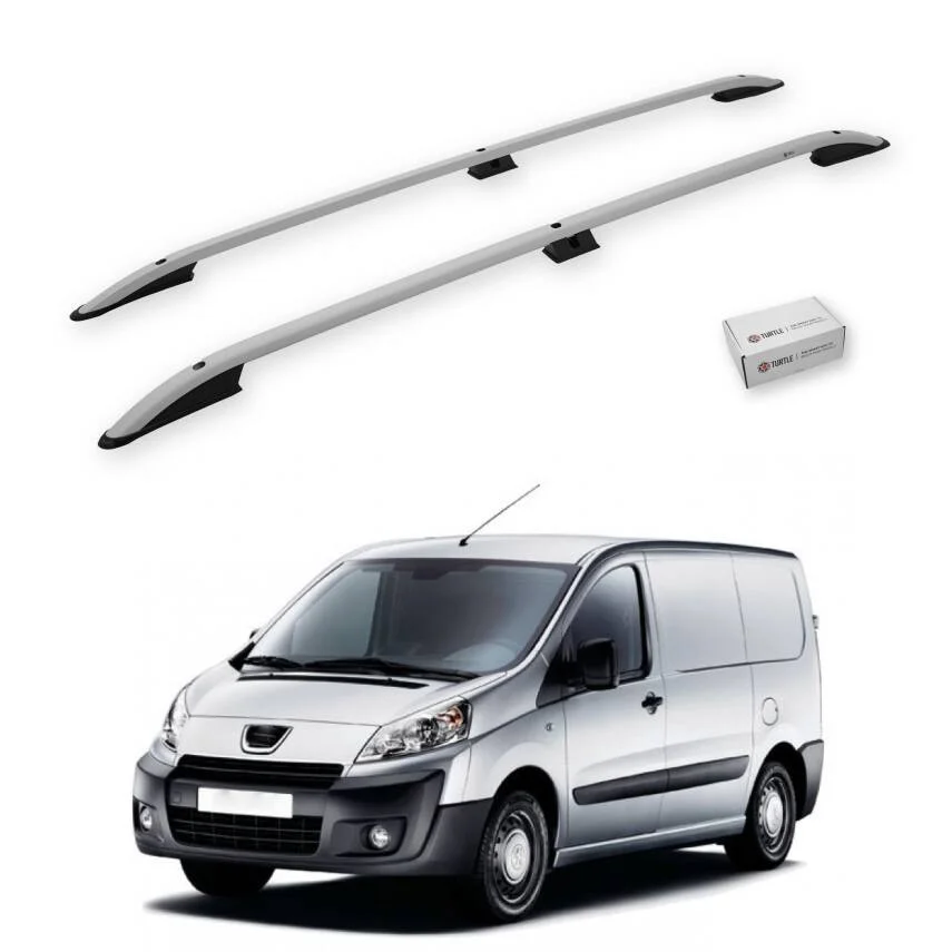 Turtle Peugeot Tepee Expert (Mk2) 2006-2016 / Kısa Şasi Tavan Çıtası Crown Gri