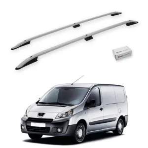 Turtle Peugeot Tepee Expert (Mk2) 2006-2016 / Kısa Şasi Tavan Çıtası Crown Gri