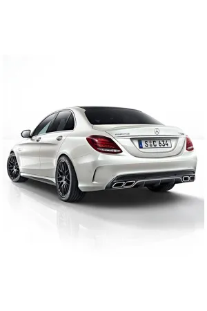 Mercedes w205 c63 bagaj üstü spoiler boyasız
