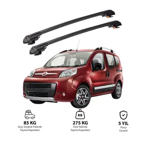 FIAT FIORINO 2008 ve Sonrası TRX1 Thunder Carrier Kilitli Ara Atkı Siyah thumb 1