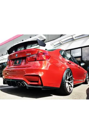 Bmw f30 f80 m3 vorsteiner arka tampon difüzörü pianoblack thumb 3