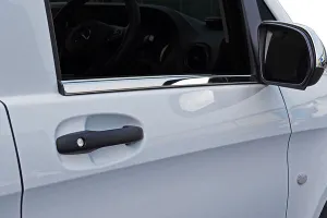 OMSA Mercedes Vito W447 Krom Cam Alt Çıtası 2 Parça 2014 ve Sonrası - Görsel 4