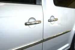 OMSA VW Caddy Minivan Siyah Krom Cam Alt Çıtası 2015-2019 Arası - Görsel 5