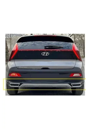 Hyundai bayon ön ve arka tampon koruması difüzör 2021+ thumb 4