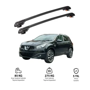 NISSAN QASHQAI 2007-2013 TRX1 Thunder Carrier Kilitli Ara Atkı Siyah thumb 1