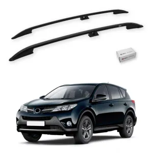 Turtle Toyota Rav4 (Xa40) 2013-2018 Tavan Çıtası Crown Siyah thumb 1