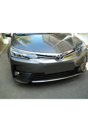 Toyota Corolla 2016 Krom Ön Panjur Aksesuarı 2 Parça P. Çelik