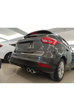 Ford focus 3 difüzör arka tampon eki çift çıkış 2015 / 2018