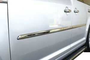 OMSA VW Caddy Minivan Krom Yan Kapı Çıtası 4 Parça 2015-2019 Arası - Görsel 2