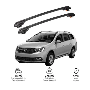 DACIA LOGAN MCV 2007-2012 TRX1 Thunder Carrier Kilitli Ara Atkı Siyah thumb 1