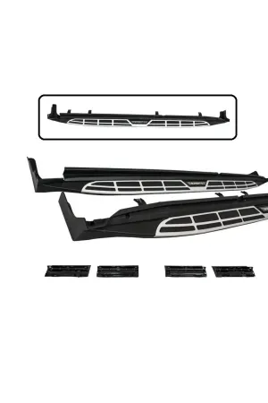 Kia Sorento 2010-2013 Model Arası Yan Basamak Side Step Oem Square Style thumb 4