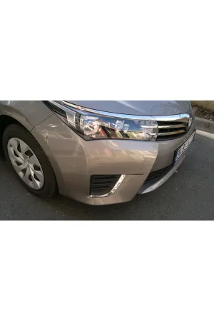 Toyota Corolla 2013-2015 Krom Sis Farı Çerçevesi Aksesuarı 2 P.