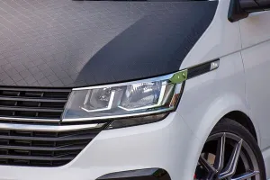 Omsa Vw T6.1 Caravelle Krom Far Üstü Çıta 2 Parça 2020-2023 Arası