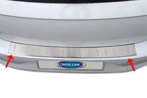 Omsa Vw Polo Krom Arka Tampon Eşiği Taşlı 2017 Ve Sonrası