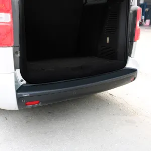 Citroen Jumpy 2017- Yılı ve Sonrası Uyumlu Arka Tampon Eşiği Mat - Görsel 3