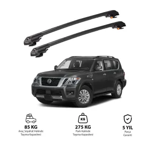 NISSAN ARMADA 2017 ve Sonrası TRX1 Thunder Carrier Kilitli Ara Atkı Siyah thumb 1