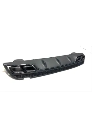 Mercedes w205 c63 difüzör ve egzoz seti standart tampon thumb 2