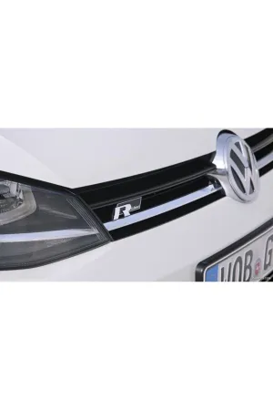 Vw golf 7 mk7 rline ön panjur ızgara krom şeritli 2012+ thumb 2