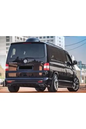 Vw transporter t5 t6 t7 t8 bagaj üstü spoiler siyah boyalı thumb 2