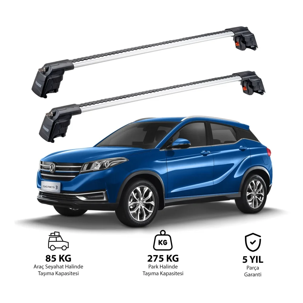 DONGFENG SERES E3 2020 ve Sonrası TRX2 Thunder Carrier Ara Atkı Gri