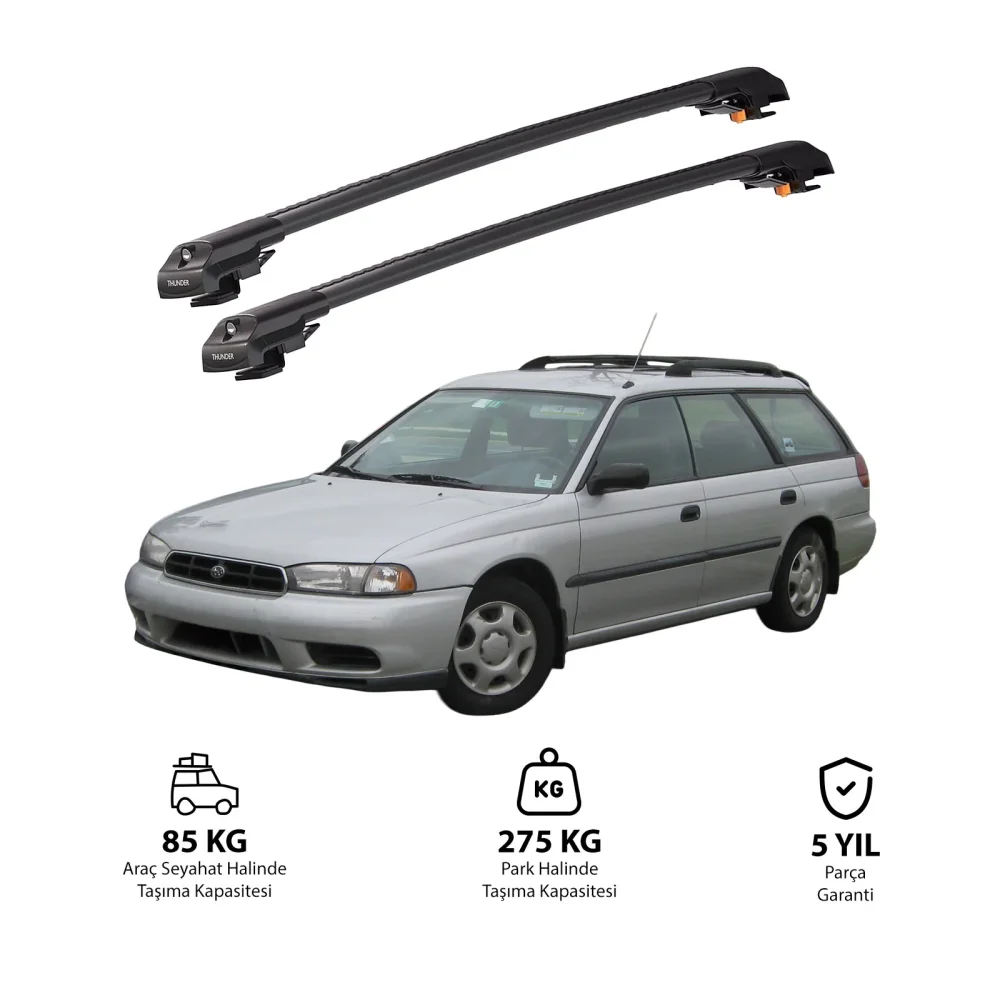 SUBARU LEGACY 1994-1999 TRX1 Thunder Carrier Kilitli Ara Atkı Siyah