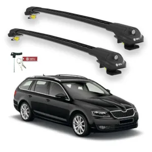 Turtle Skoda Octavia (5E) 2012-2019 Ara Atkı Air1 Siyah