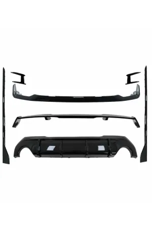 Bmw f40 m tech aerokit body kit seti siyah 2019+ 1 serisi