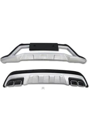 Hyundai tucson ön arka tampon koruması difüzör 2015 / 2017 tüm modeller için thumb 3