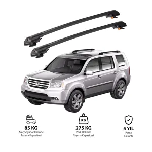 HONDA PILOT 2009-2015 TRX1 Thunder Carrier Kilitli Ara Atkı Siyah thumb 1