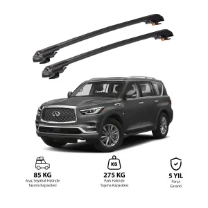INFINITI QX80 2014 ve Sonrası TRX1 Thunder Carrier Kilitli Ara Atkı Siyah thumb 1