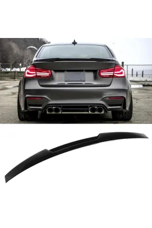 Bmw F30 bagaj üstü spoiler F80 m3 yarasa tip pianoblack boyalı