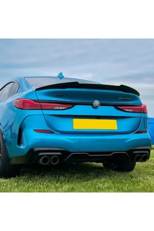 Bmw f44 m2 bagaj üstü spoiler yarasa siyah boyalı plastik 2020+ thumb 2
