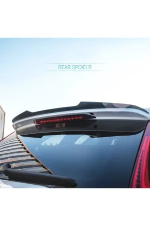 Volvo xc60 bagaj üstü spoiler pianoblack boyalı 2018+ thumb 2