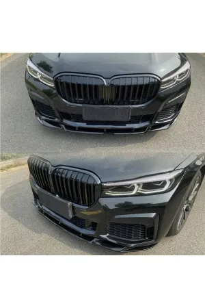 Bmw G11 G12 lci ön tampon altı lip siyah m sport thumb 3