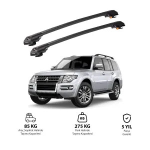 MITSUBISHI PAJERO 2007 ve Sonrası TRX1 Thunder Carrier Kilitli Ara Atkı Siyah thumb 1