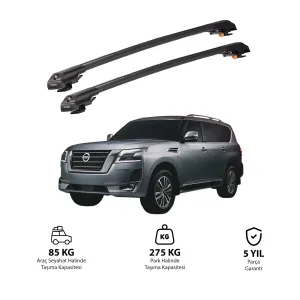 NISSAN PATROL 2011 ve Sonrası TRX1 Thunder Carrier Kilitli Ara Atkı Siyah thumb 1