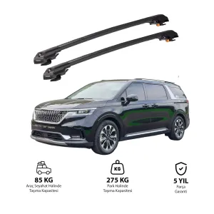 KIA CARNIVAL 2021 ve Sonrası TRX1 Thunder Carrier Kilitli Ara Atkı Siyah thumb 1