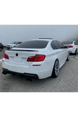 Bmw f10 bagaj üstü spoiler m4 model pianoblack 2010+ thumb 4