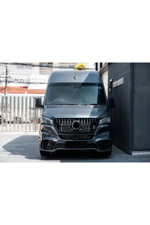 Mercedes sprinter w907 gt ön tampon ve panjur seti 2018+ thumb 3